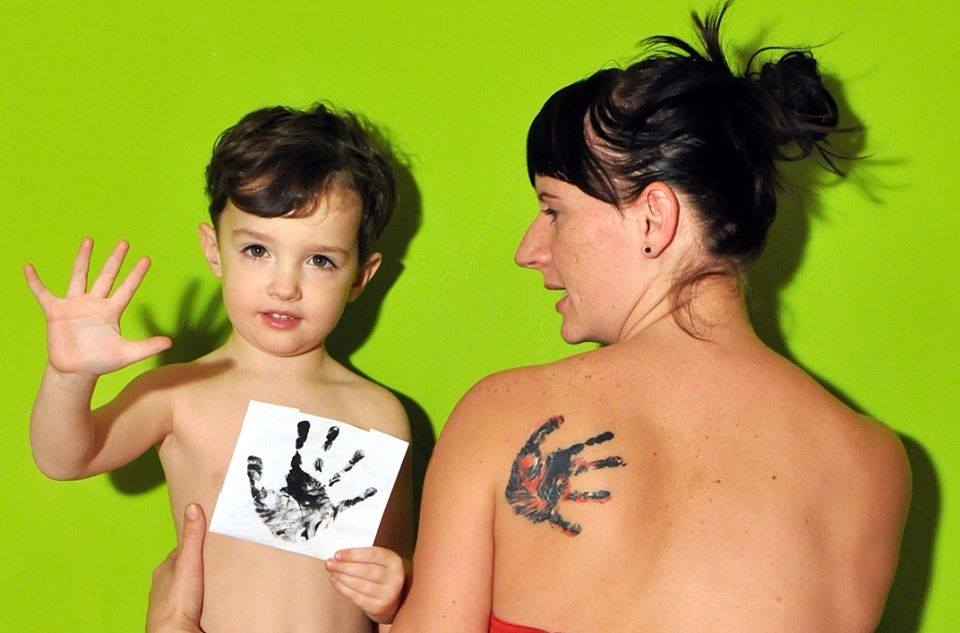 Huella Mano de Hijo by Ondrash tattoo