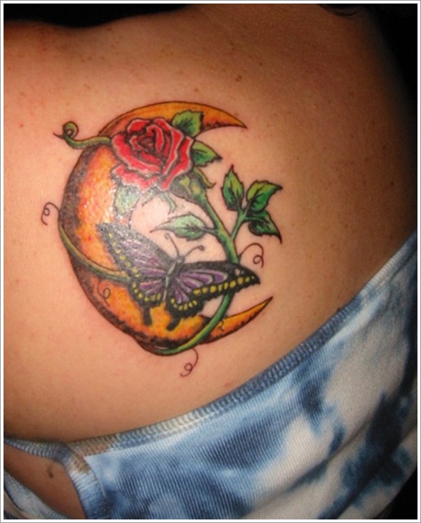Luna, Flor y Mariposa