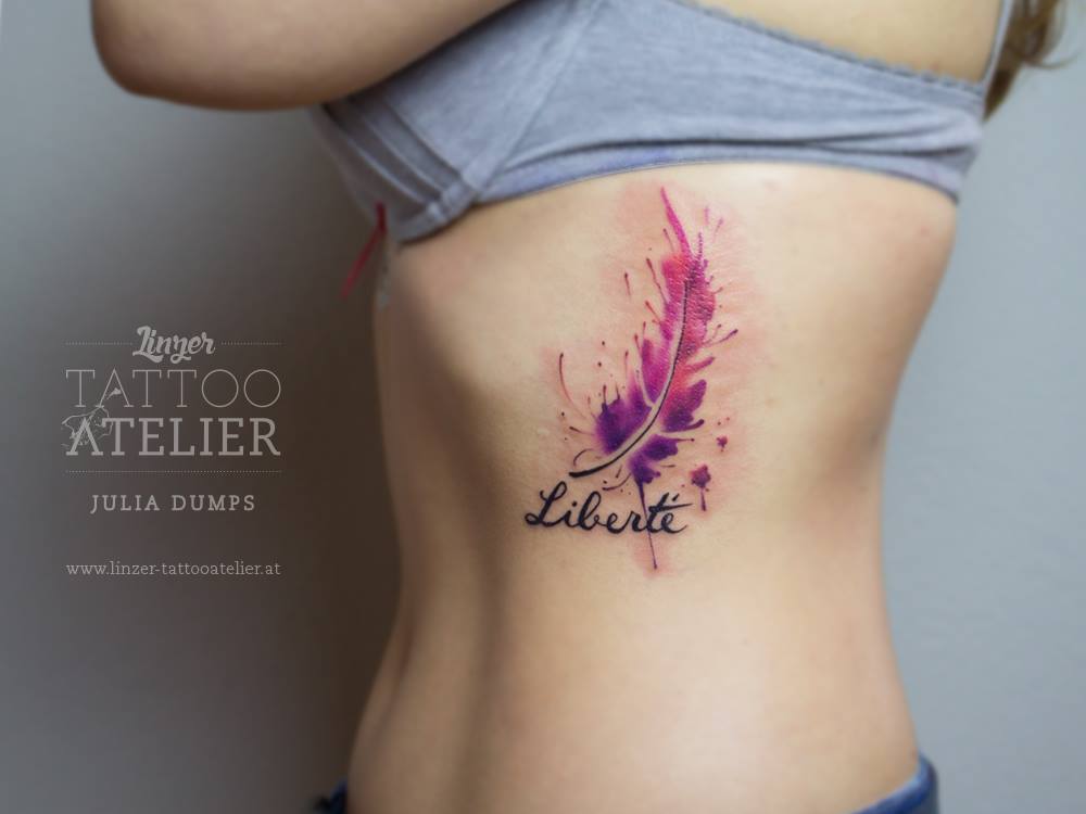 Pluma y Frase: Liberté en Acuarelas by Julia Dumps