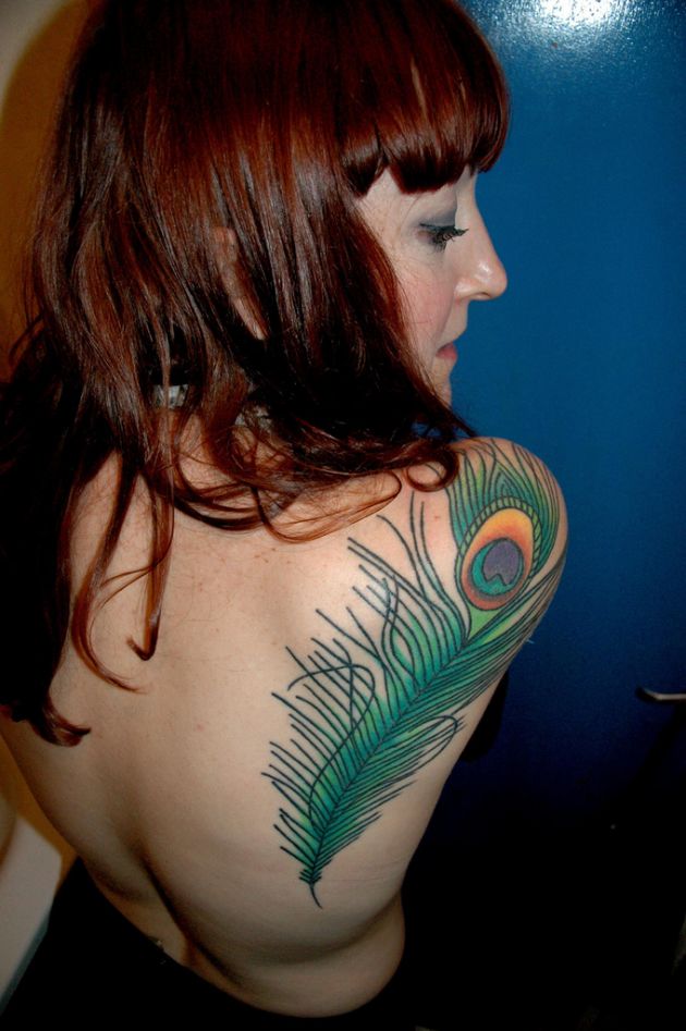 Pluma de Pavo Real