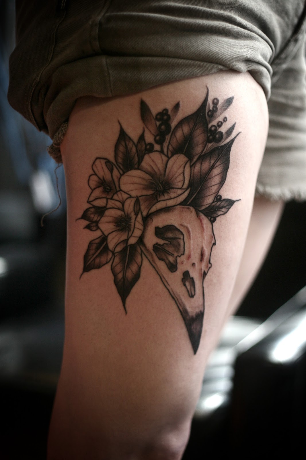 Calavera y Flores by Alice Carrier