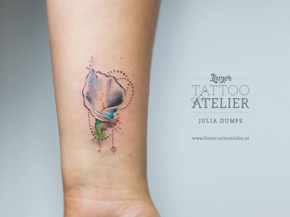 Flor Cala en Acuarelas by Julia Dumps