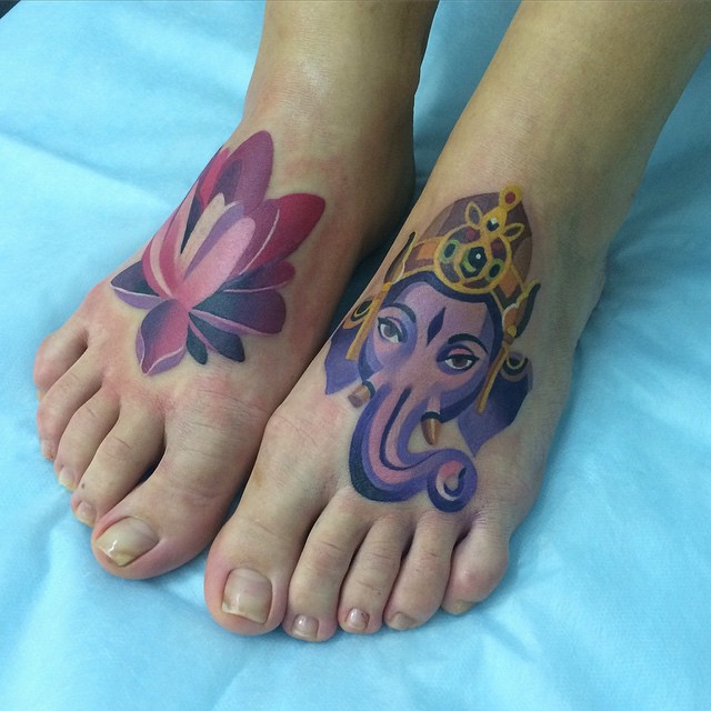Flor de Loto y Ganesha by Sasha Unisex