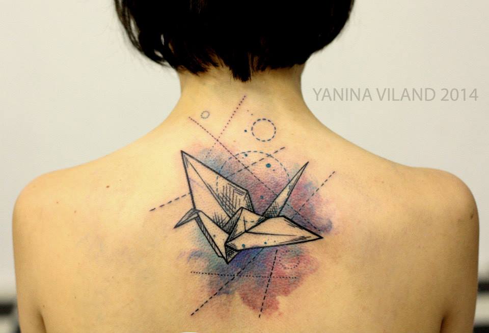 Grulla en Acuarelas by Yanina Viland