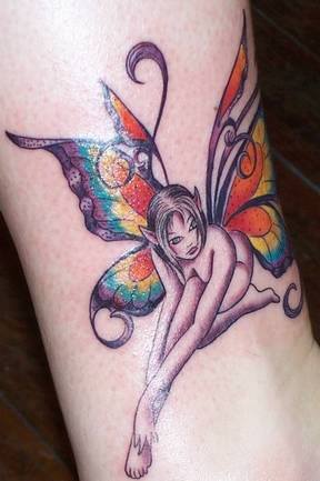 Hada con Alas de Colores
