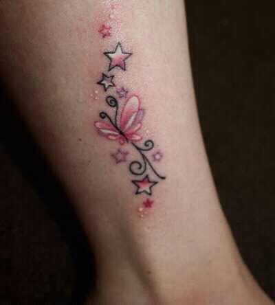 Mariposa entre Estrellitas
