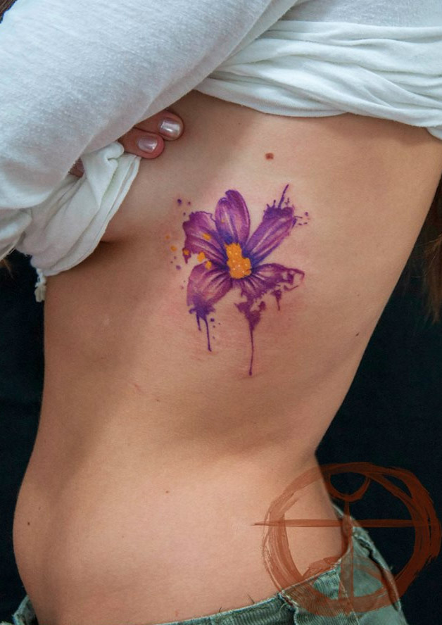 Flor en Acuarelas by koray karagozler