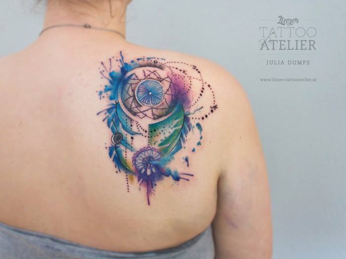 Atrapasueños en acuarelas by Julia Dumps