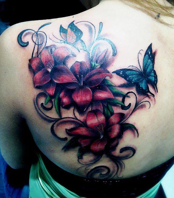 Tatuajes De Mariposas Y Flores Para Mujeres Fotos De Los Tatuajes 49 Mejores Tatuajes De Mariposas Y Su Significadotop 2018