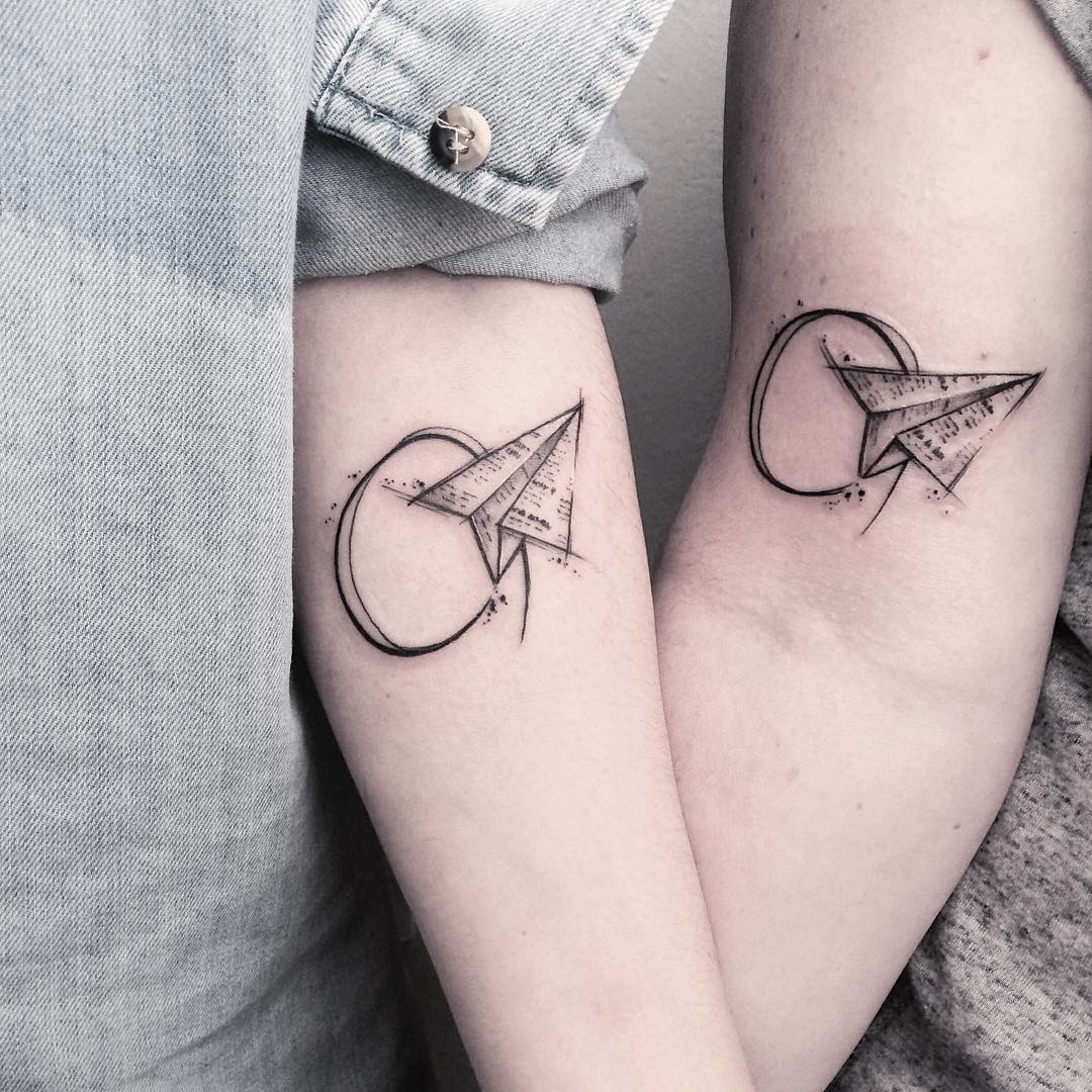 Tatuaje Aviones De Papel Volando Por M nica Sampietro Tatuajes Para tatuaje-aviones-de-papel-volando-por-m-nica-sampietro-tatuajes-para